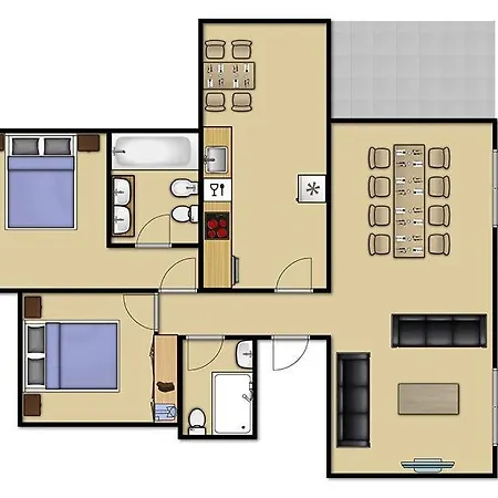 빌라 In Playa Blanca Sleeps 8 Includes Swimming Pool Air Con And Wifi 9